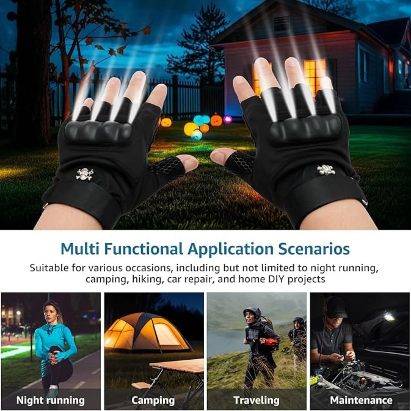 HandLight Guantes Led para la Oscuridad